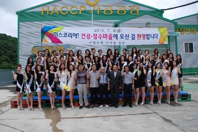 2014년도 미스코리아 제품홍보 대표 이미지